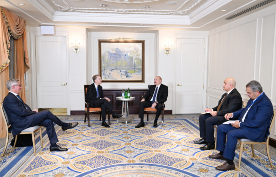 President Ilham Aliyev met with CEO of Brookfield Asset Management in New York
