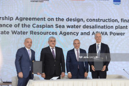 PPP agreement signed for Caspian Sea desalination plant construction -PHOTO 