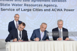 PPP agreement signed for Caspian Sea desalination plant construction -PHOTO 