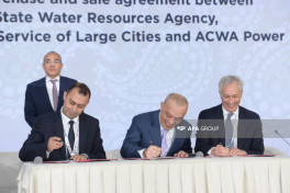 PPP agreement signed for Caspian Sea desalination plant construction -PHOTO 