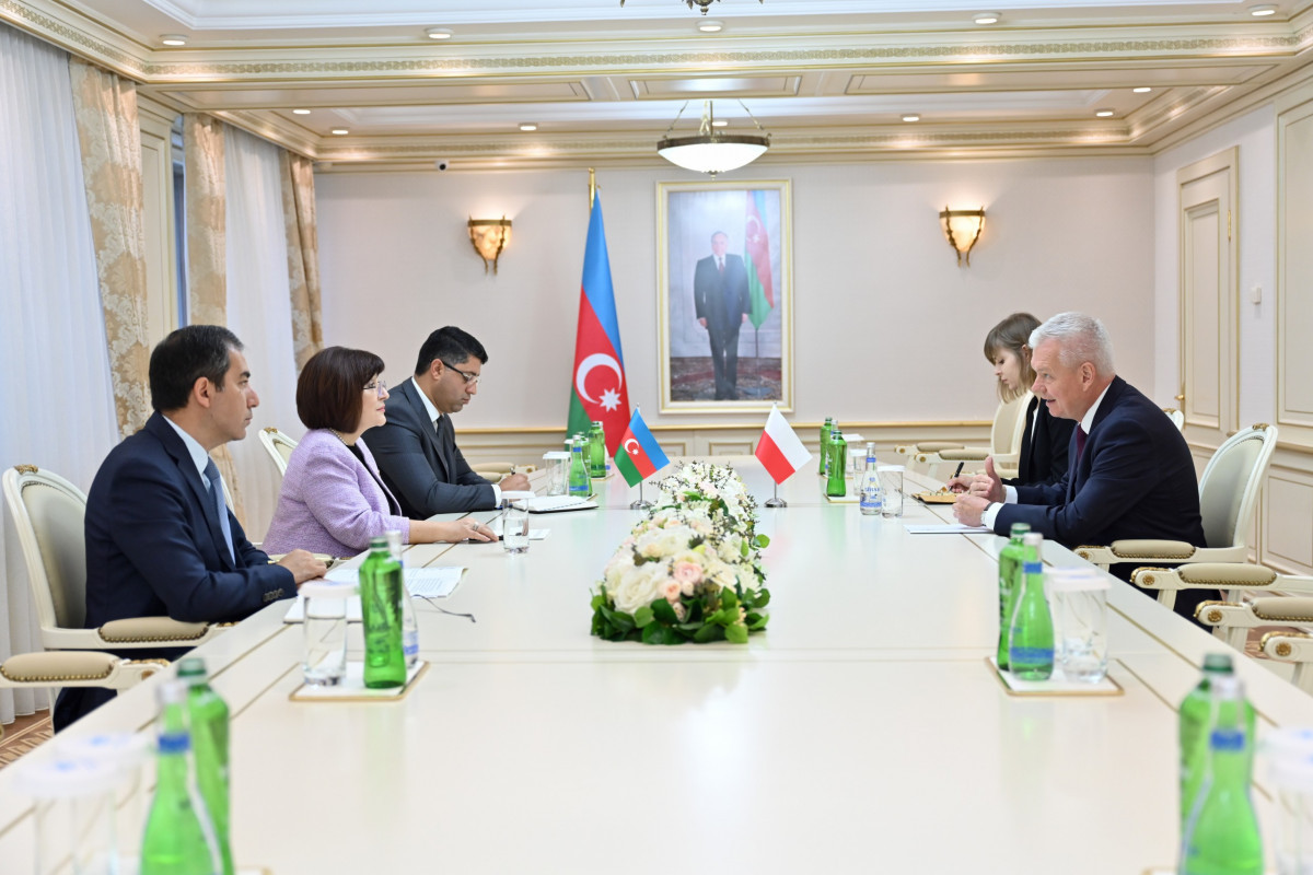 Azerbaijani Parliament Speaker met with the Polish Ambassador