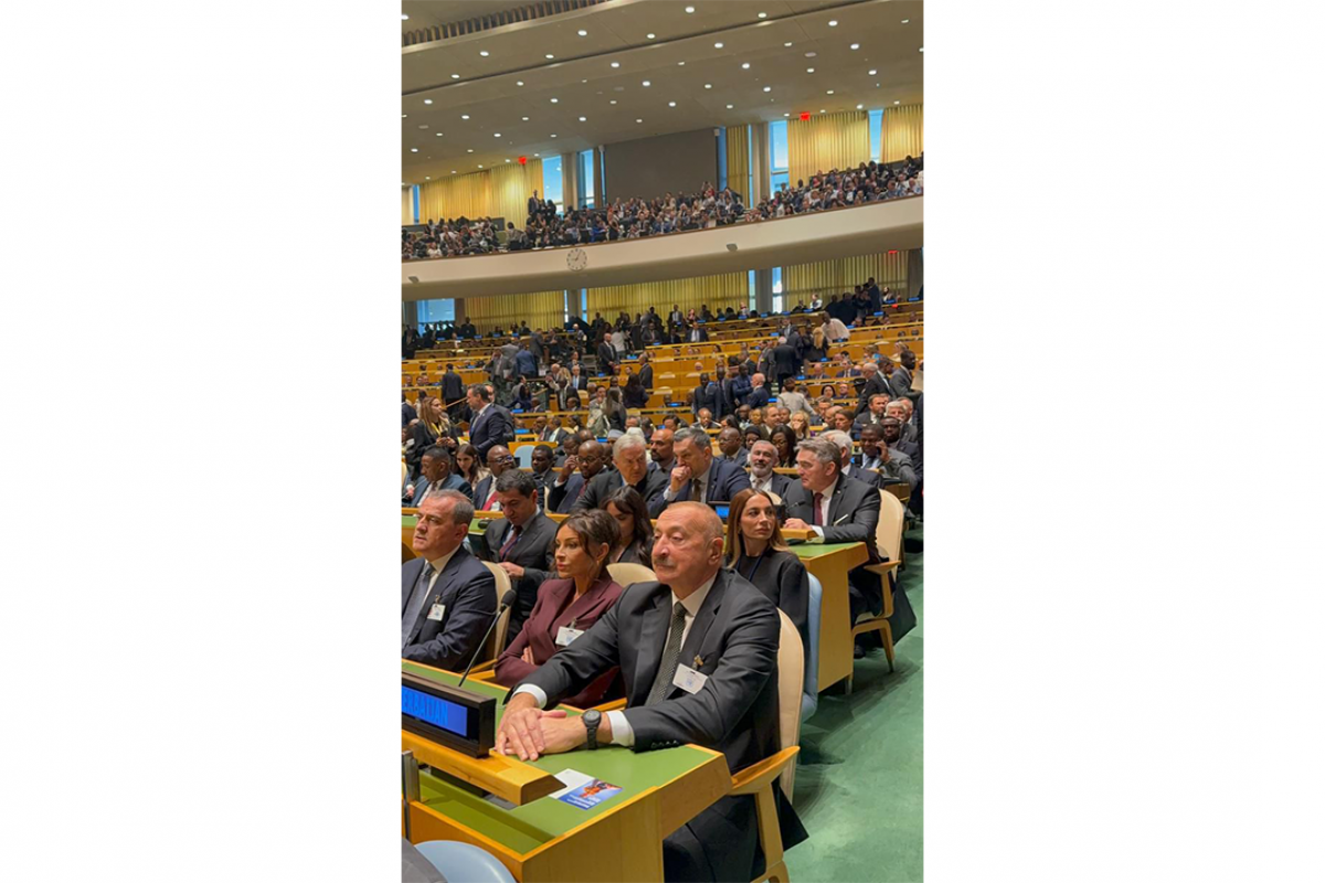 President Ilham Aliyev and First Lady Mehriban Aliyeva participated in high-level debates at 80th session of UN General Assembly-UPDATED 