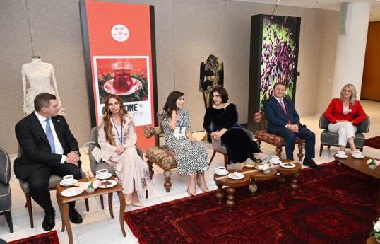 Leyla Aliyeva, head and founder of IDEA, and Arzu Aliyeva participated in the “Treasures Behind the Doors of Anatolia” exhibition in New York