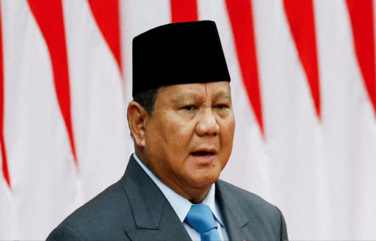 Indonesian President Prabowo Subianto