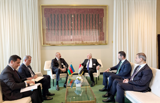President of Azerbaijan Ilham Aliyev met with President of Iraq at UN headquarters in New York-UPDATED 