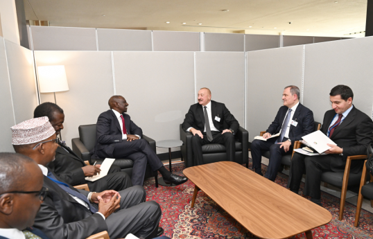 President of Azerbaijan Ilham Aliyev met with President of Kenya at UN headquarters in New York-UPDATED 