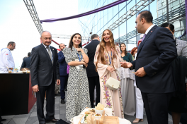 Leyla Aliyeva, head and founder of IDEA, and Arzu Aliyeva participated in the “Treasures Behind the Doors of Anatolia” exhibition in New York