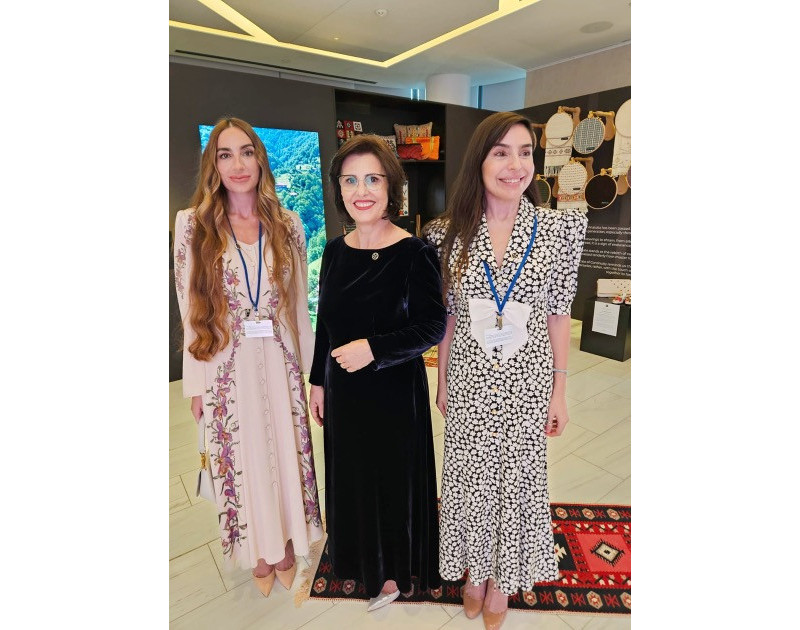 Leyla Aliyeva, head and founder of IDEA, and Arzu Aliyeva participated in the “Treasures Behind the Doors of Anatolia” exhibition in New York