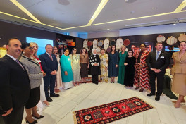 Leyla Aliyeva, head and founder of IDEA, and Arzu Aliyeva participated in the “Treasures Behind the Doors of Anatolia” exhibition in New York