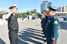 Russian border guard ship “Rasul Hamzatov” visits Baku port -PHOTO 
