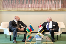 President of Azerbaijan Ilham Aliyev met with President of Iraq at UN headquarters in New York-UPDATED 