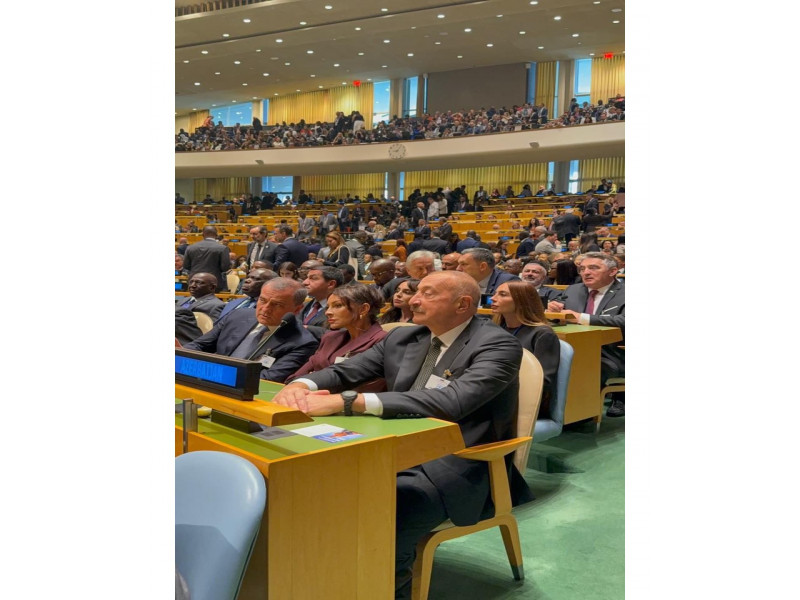 President Ilham Aliyev and First Lady Mehriban Aliyeva participated in high-level debates at 80th session of UN General Assembly-UPDATED 