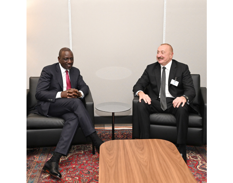 President of Azerbaijan Ilham Aliyev met with President of Kenya at UN headquarters in New York-UPDATED 