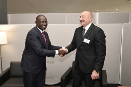President of Azerbaijan Ilham Aliyev met with President of Kenya at UN headquarters in New York-UPDATED 