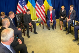 Ukrainian, US leaders begin meeting in New York