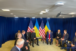 Ukrainian, US leaders begin meeting in New York