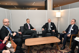 President of Azerbaijan Ilham Aliyev met with President of Finland at UN headquarters in New York-UPDATED 