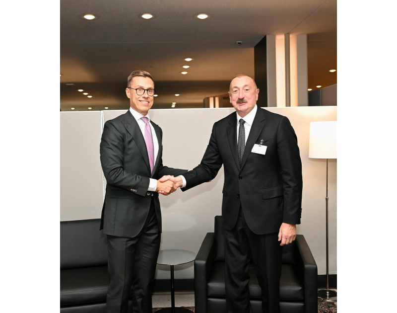 President of Azerbaijan Ilham Aliyev met with President of Finland at UN headquarters in New York-UPDATED 