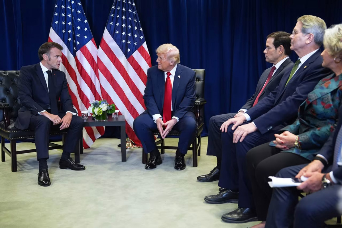 Trump and Macron discuss Gaza and Palestinian statehood on the sidelines of UNGA