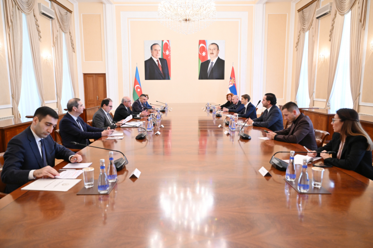 Azerbaijan’s Prime Minister Ali Asadov met with Speaker of Serbian parliament