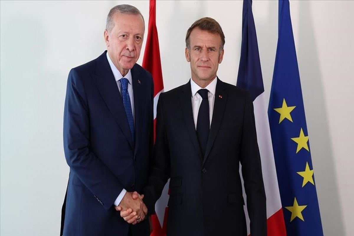 Recep Tayyip Erdogan, Emmanuel Macron