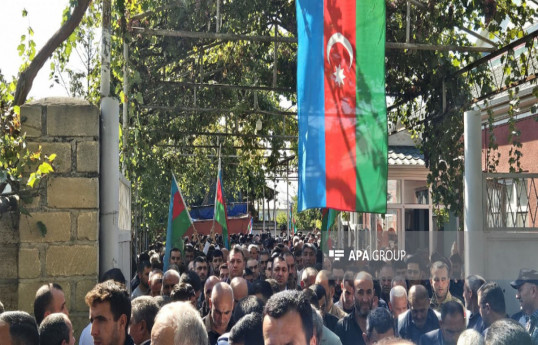 Farewell ceremony held for reserve officer killed in Aghdam landmine explosion -PHOTO -VIDEO -UPDATED 