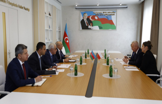 Azerbaijani emergency situations minister meets Polish ambassador