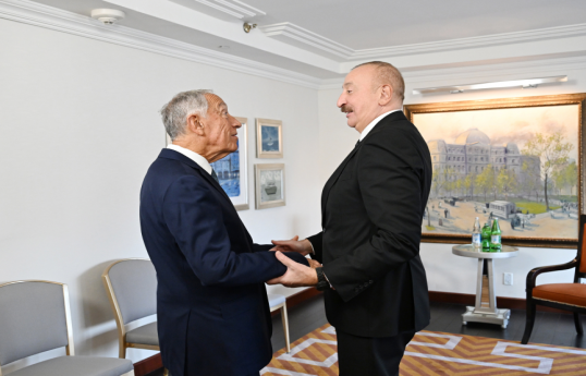 President of Azerbaijan Ilham Aliyev met with President of Portugal in New York-UPDATED 