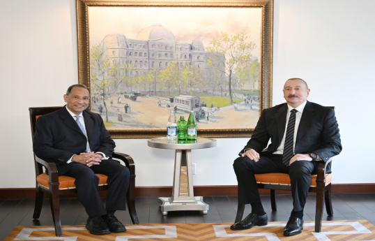 President Ilham Aliyev met with Senior Vice President of US Chamber of Commerce in New York-UPDATED 
