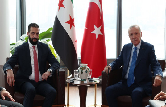 Erdoğan, Syria's al-Sharaa hold talks on sidelines of UNGA