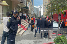 Blaze in Baku residential tower brought under control, no casualties reported -PHOTO 