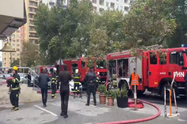 Blaze in Baku residential tower brought under control, no casualties reported -PHOTO 