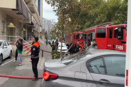 Blaze in Baku residential tower brought under control, no casualties reported -PHOTO 