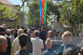 Farewell ceremony held for reserve officer killed in Aghdam landmine explosion -PHOTO -VIDEO -UPDATED 