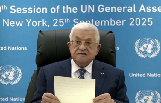 President of the State of Palestine Mahmoud Abbas