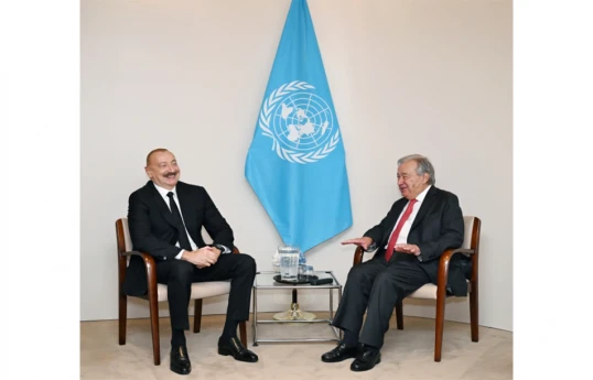 President Ilham Aliyev meets UN Secretary-General Antonio Guterres at UN headquarters -VIDEO -UPDATED 