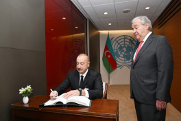 President Ilham Aliyev meets UN Secretary-General Antonio Guterres at UN headquarters -VIDEO -UPDATED 