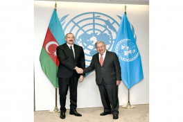 President Ilham Aliyev meets UN Secretary-General Antonio Guterres at UN headquarters -VIDEO -UPDATED 