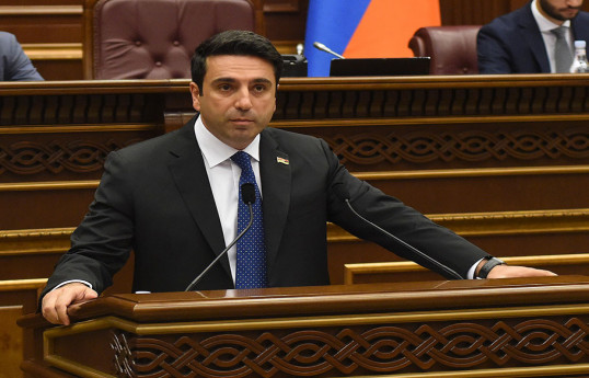 Speaker of the Armenian Parliament Alen Simonyan