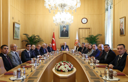 Numan Kurtulmus received representatives of the Azerbaijan, Türkiye and Turkish Republic of Northern Cyprus friendship group