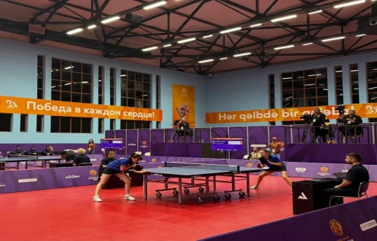 Azerbaijani tennis players win silver medal at the 3rd CIS Games