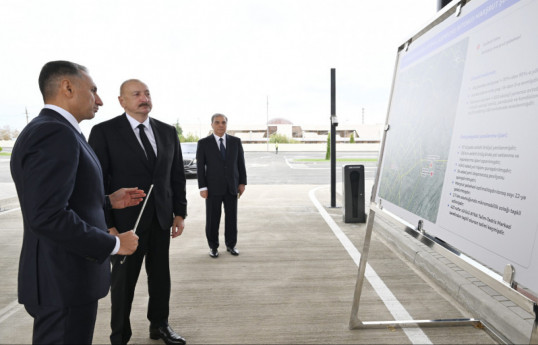 President Ilham Aliyev attended inauguration of BakuBus LLC’s Ganja Bus Depot-PHOTO 