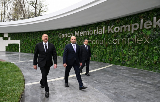 President Ilham Aliyev attended inauguration of Ganja Memorial Complex-UPDATED 