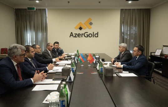 Chairman of the Board of AzerGold CJSC met with Ambassador of Kyrgyz Republic to Azerbaijan