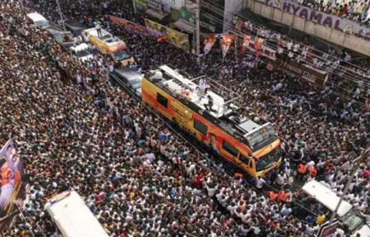 At least 29 dead, 50 injured at Indian actor-politician Vijay's rally