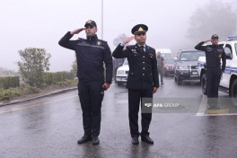 Azerbaijan's Lachin observes a minute of silence in memory of the martyrs -PHOTO 
