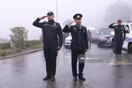 Azerbaijan's Lachin observes a minute of silence in memory of the martyrs -PHOTO 
