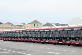 President Ilham Aliyev attended inauguration of BakuBus LLC’s Ganja Bus Depot-PHOTO 