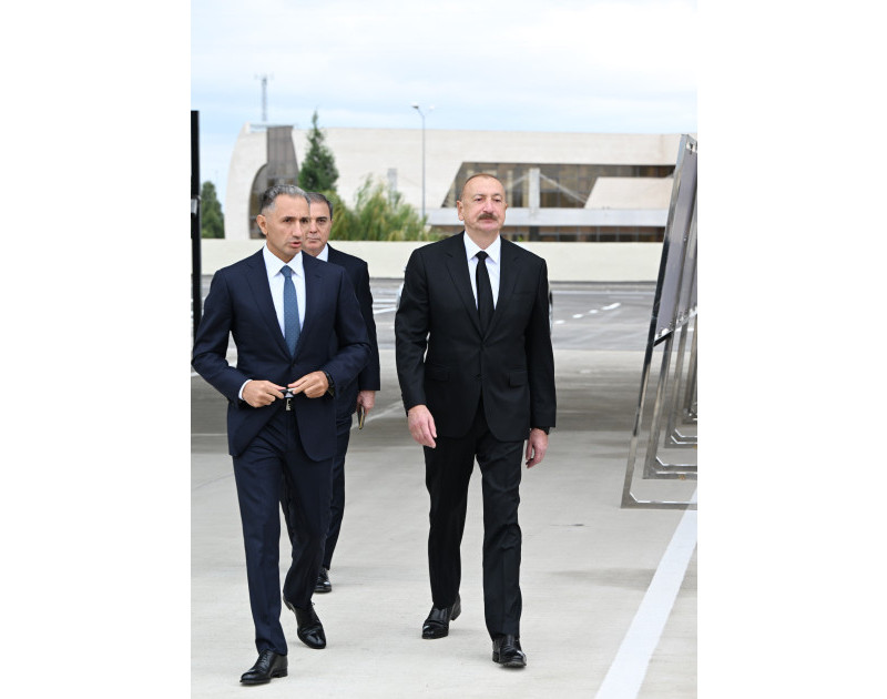 President Ilham Aliyev attended inauguration of BakuBus LLC’s Ganja Bus Depot-PHOTO 