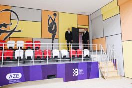 President Ilham Aliyev participated in opening of Yevlakh Olympic Sports Complex